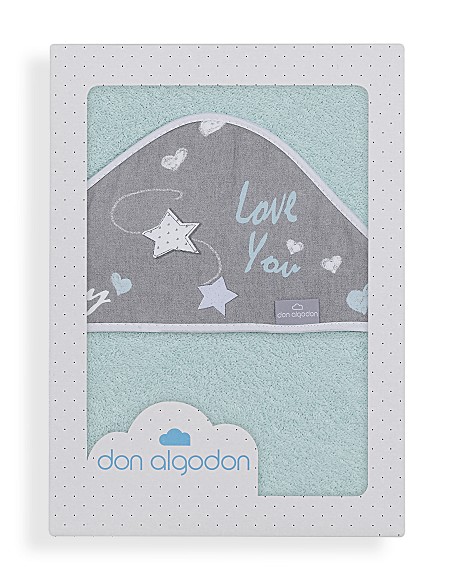 Capa de Baño 1 x 1 Mt Mod  Love You Verde