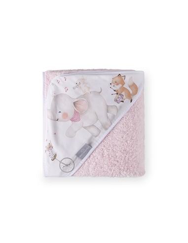 Capa de Baño 1 x 1 Mt Mod Music And Friends Rosa