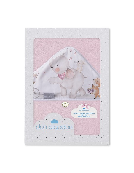 Capa de Baño 1 x 1 Mt Mod Music And Friends Rosa