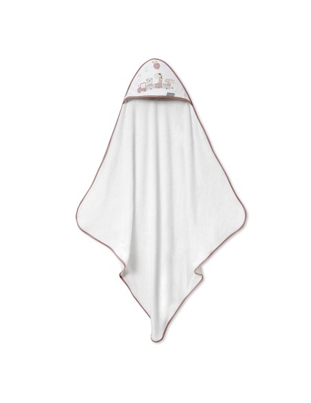 Capa de Baño 1X1 Bambu Mod. Jirafa Tren Bco/Maquillaje