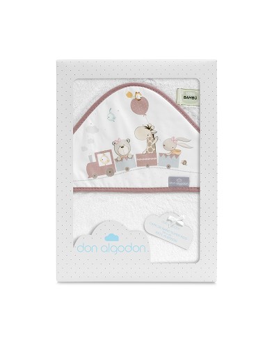 Capa de Baño 1X1 Bambu Mod. Jirafa Tren...