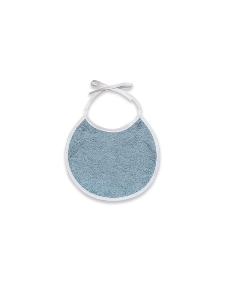 Capa de Baño 1X1 Mod Estrellas Muselina Bco/Petroleo