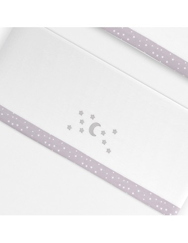 Triptico Coche Franela D. Algodon Luna Estrella...