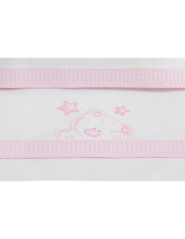 Trip Coche 100% Alg Mod Viggo Bco/Rosa