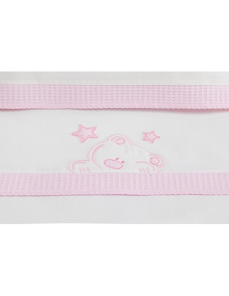 Trip Coche 100% Alg Mod Viggo Bco/Rosa