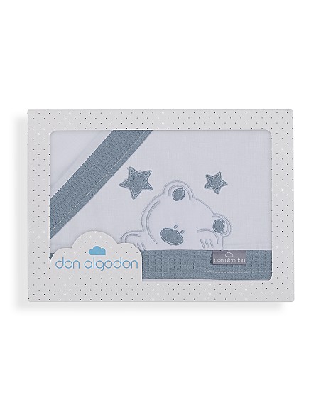 Trip Coche 100% Alg Mod Viggo Bco/Petroleo