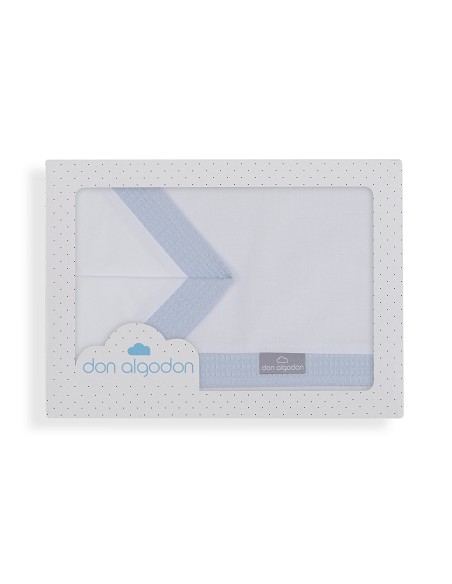 Trip Coche 100% Alg Mod Astrid Bco/Azul