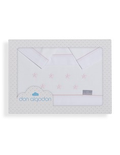 Trip Coche 100% Alg Mod Enzo Bco/Rosa