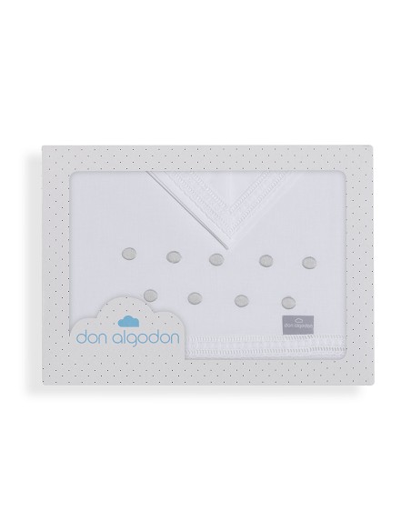 Trip Coche 100% Alg Mod Zoe Bco/Gris