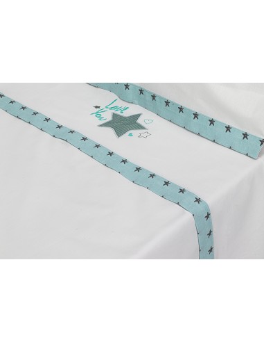 Trip Coche 100 % Alg Mod Love You Bco/Menta