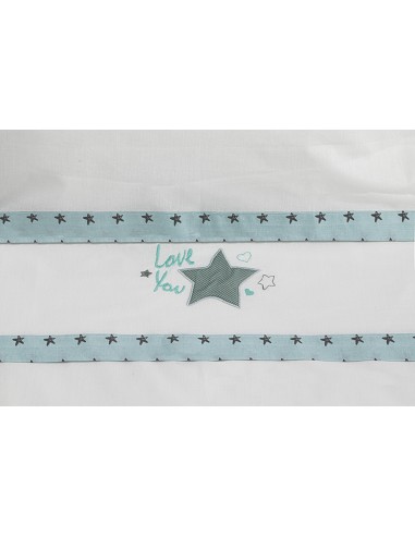 Trip Coche 100 % Alg Mod Love You Bco/Menta