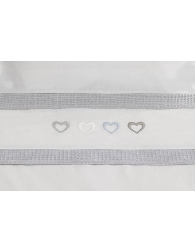 Triptico Coche Mod Cuore Bco/Gris