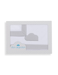 Triptico Coche Mod Cloud Bco/Gris