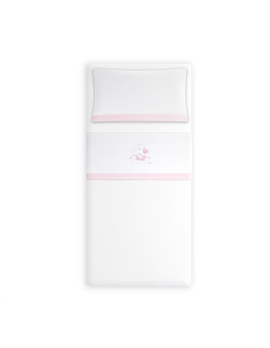 Triptico Cuna Coralina D. Algodon Oso Corazones...