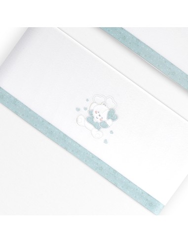 Triptico Cuna Coralina D. Algodon Oso Corazones...