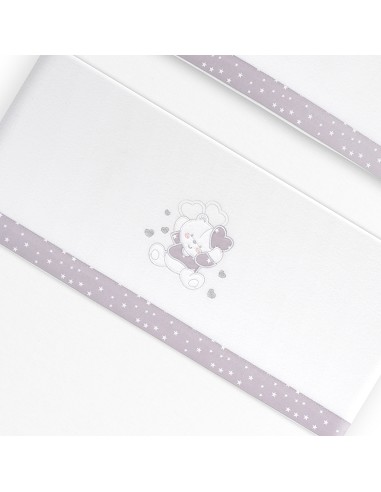 Triptico Cuna Coralina D. Algodon Oso Corazones...