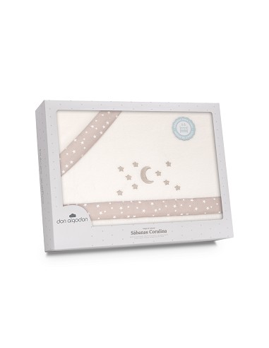 Triptico Cuna Coralina D. Algodon Luna...