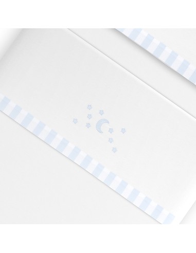 Triptico Cuna Franela D. Algodon Luna Estrella...