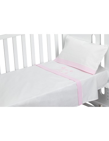 Trip Cuna 100 % Alg . Mod Viggo Bco/Rosa