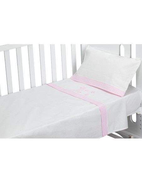 Trip Cuna 100 % Alg . Mod Viggo Bco/Rosa