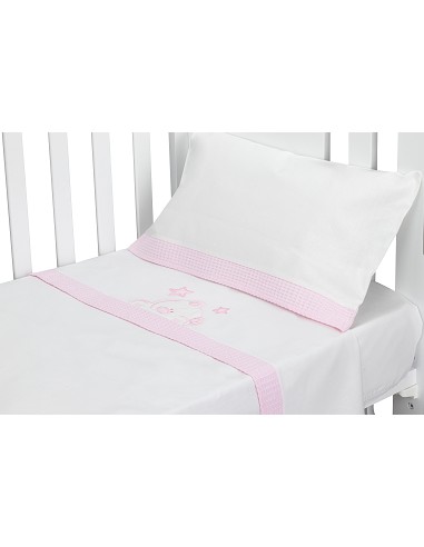Trip Cuna 100 % Alg . Mod Viggo Bco/Rosa