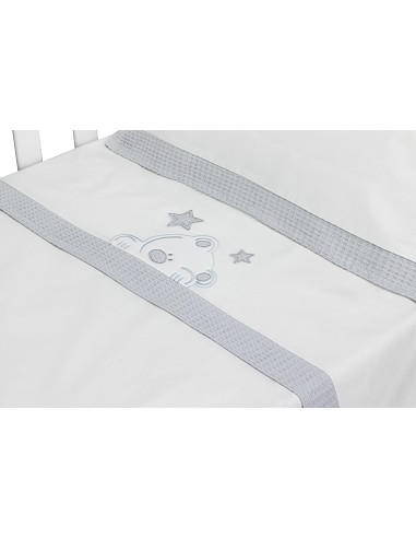 Trip Cuna 100 % Alg . Mod Viggo Bco/Gris