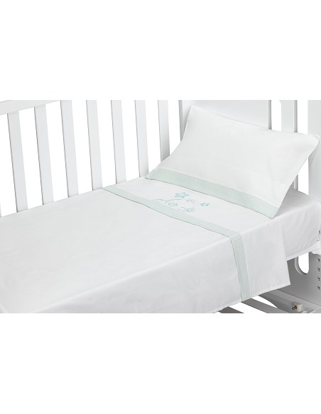 Trip Cuna 100 % Alg . Mod Viggo Bco/Menta