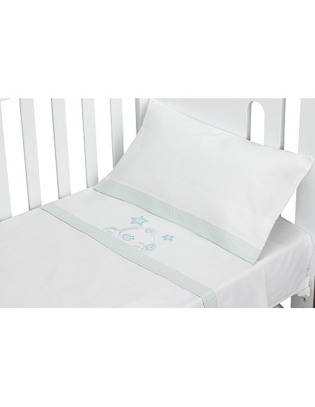 Trip Cuna 100 % Alg . Mod Viggo Bco/Menta