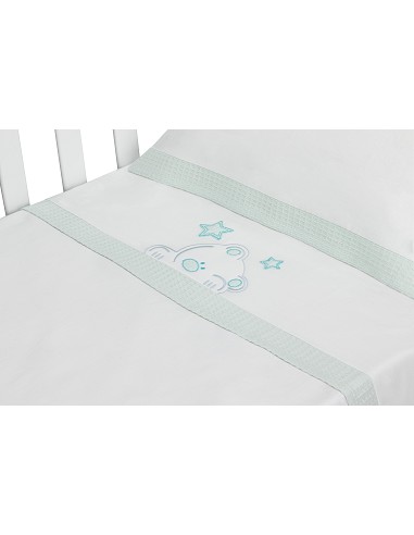 Trip Cuna 100 % Alg . Mod Viggo Bco/Menta