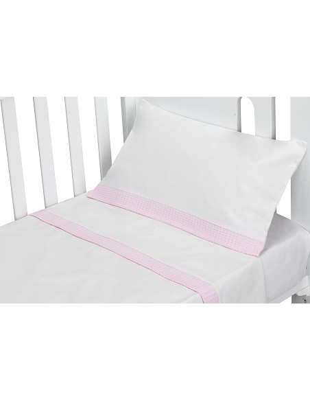 Trip Cuna 100 % Alg . Mod Astrid Bco/Rosa