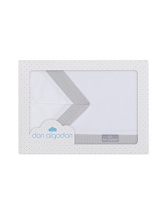 Trip Cuna 100 % Alg . Mod Astrid Bco/Gris