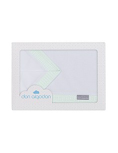 Trip Cuna 100 % Alg . Mod Astrid Bco/Menta