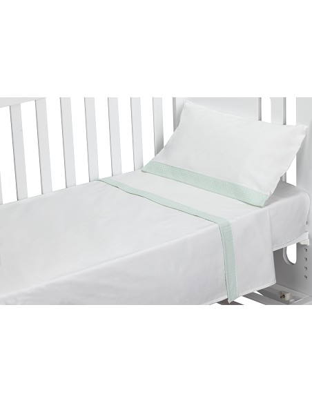 Trip Cuna 100 % Alg . Mod Astrid Bco/Menta