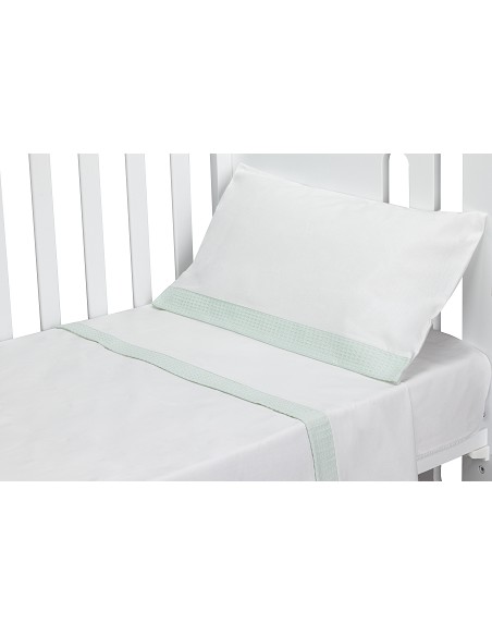 Trip Cuna 100 % Alg . Mod Astrid Bco/Menta