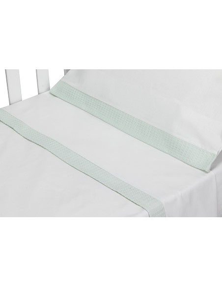 Trip Cuna 100 % Alg . Mod Astrid Bco/Menta