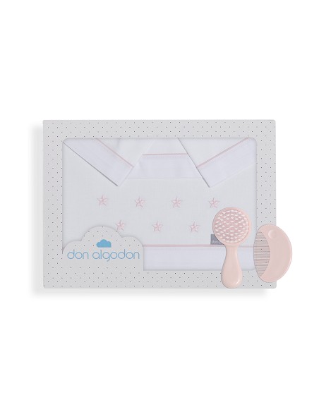 Trip Cuna 100 % Alg . Mod Enzo Bco/Rosa