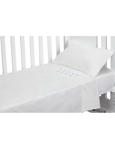 Trip Cuna 100 % Alg . Mod Zoe Bco/Azul