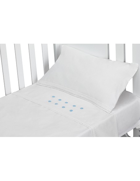 Trip Cuna 100 % Alg . Mod Zoe Bco/Azul