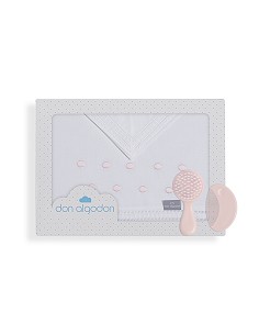 Trip Cuna 100 % Alg . Mod Zoe Bco/Rosa