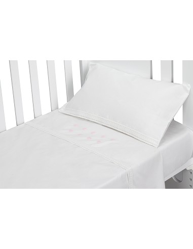 Trip Cuna 100 % Alg . Mod Zoe Bco/Rosa