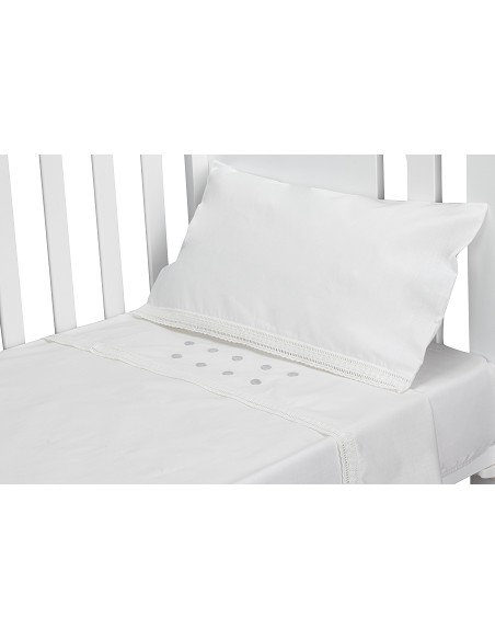 Trip Cuna 100 % Alg . Mod Zoe Bco/Gris