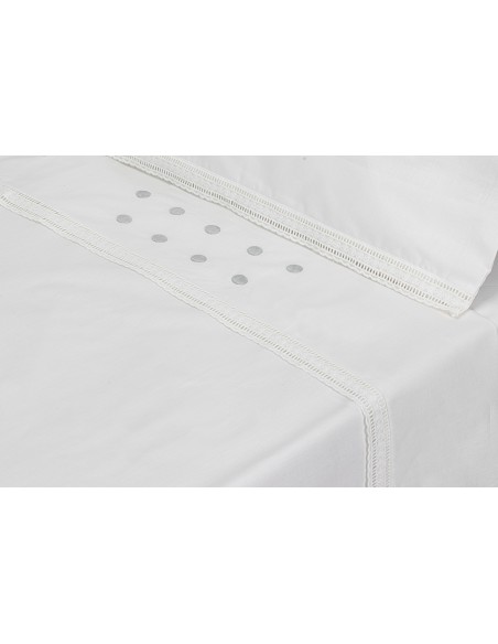 Trip Cuna 100 % Alg . Mod Zoe Bco/Gris