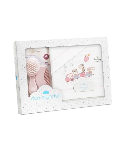 Triptico Cuna 100% Algodon Mod. Jirafa Tren+Kit...