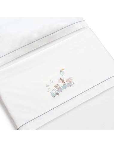 Triptico Cuna 100% Algodon Mod. Jirafa Tren+Kit...