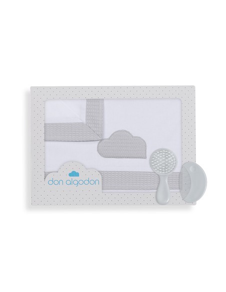 Triptico Cuna Mod Cloud Bco/Gris