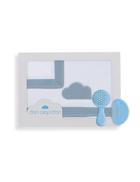 Triptico Cuna Mod Cloud Bco/Petroleo