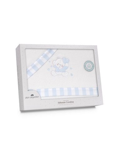 Triptico Minicuna Coralina D. Algodon Oso...