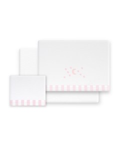 Triptico Minicuna Coralina D. Algodon Luna Estrellas...