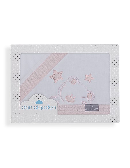 Trip Minicuna 100% Alg Mod Viggo Bco/Rosa