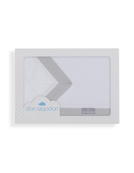 Trip Minicuna 100% Alg Mod Astrid Bco/Gris